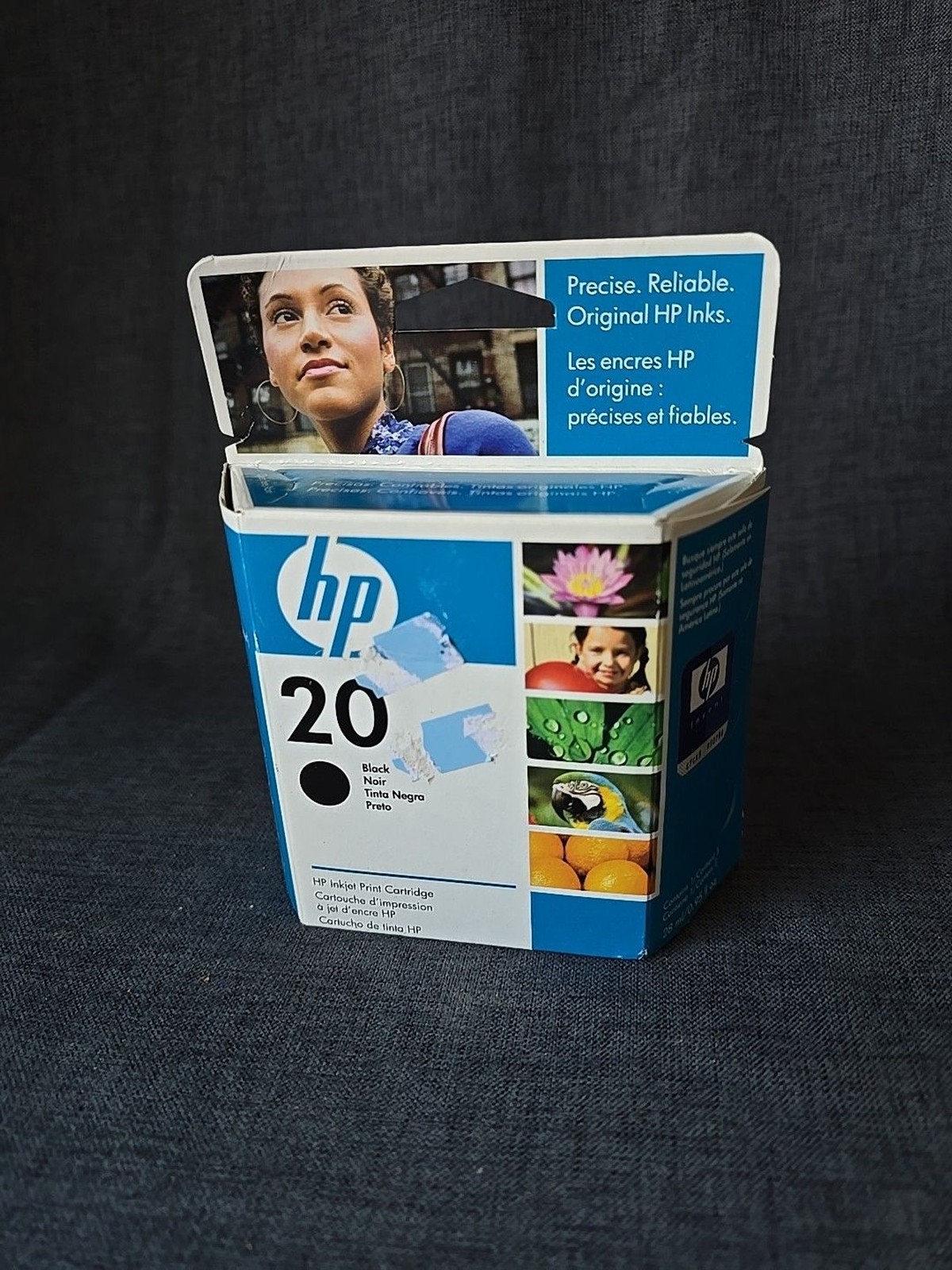 Genuine HP 20 Black Ink Printer Cartridge C6614D  NEW Sealed Expired