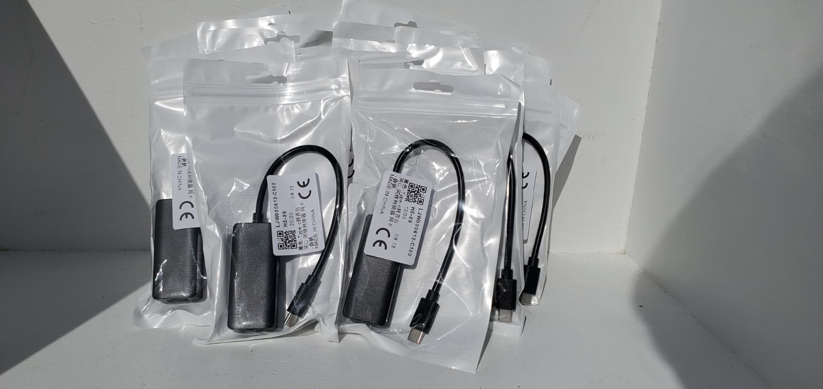 Pack of 18 USBC Adapter 100Mbps  USB Type C to Ethernet Adapter