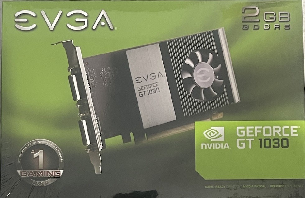 EVGA GEFORCE GT1030 2GB GDDR5 Video Graphics Card GPU Mini ITX Design UC