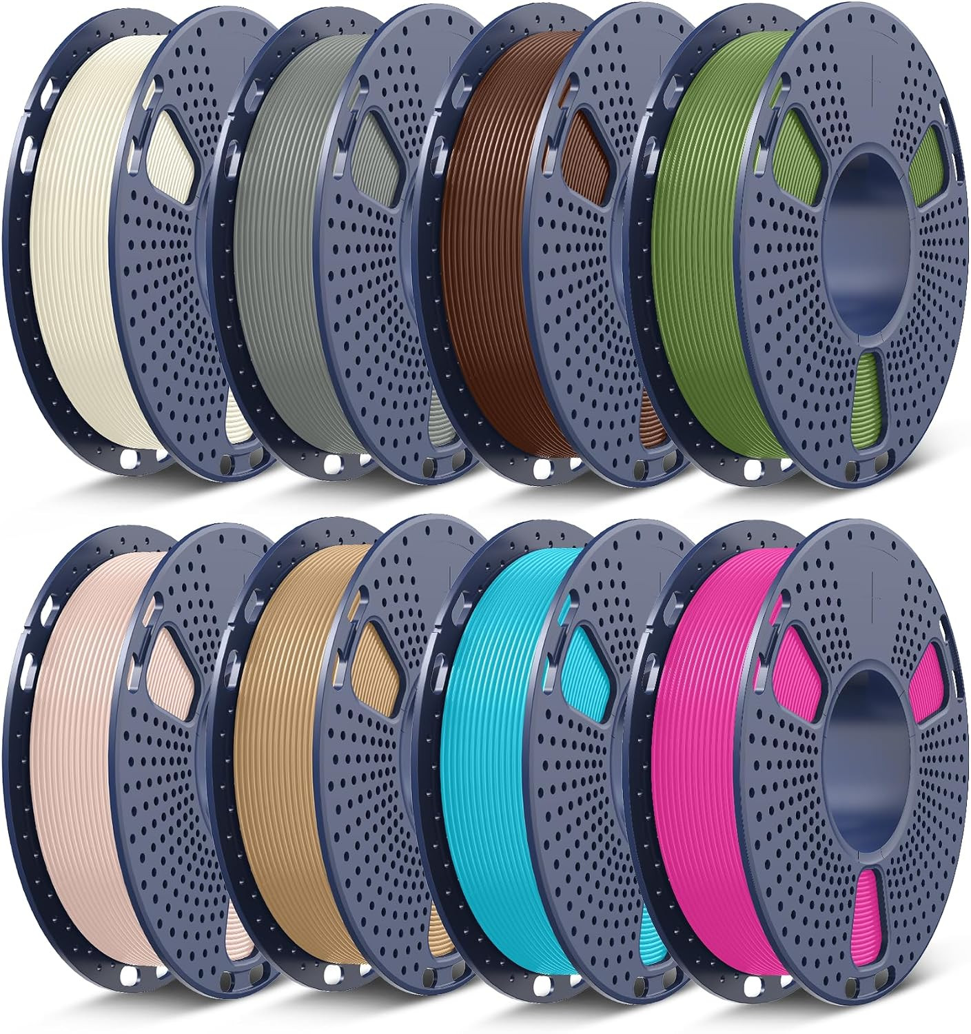 PETG Filament 1.75Mm,250G*8,8 Colors-Combination 2