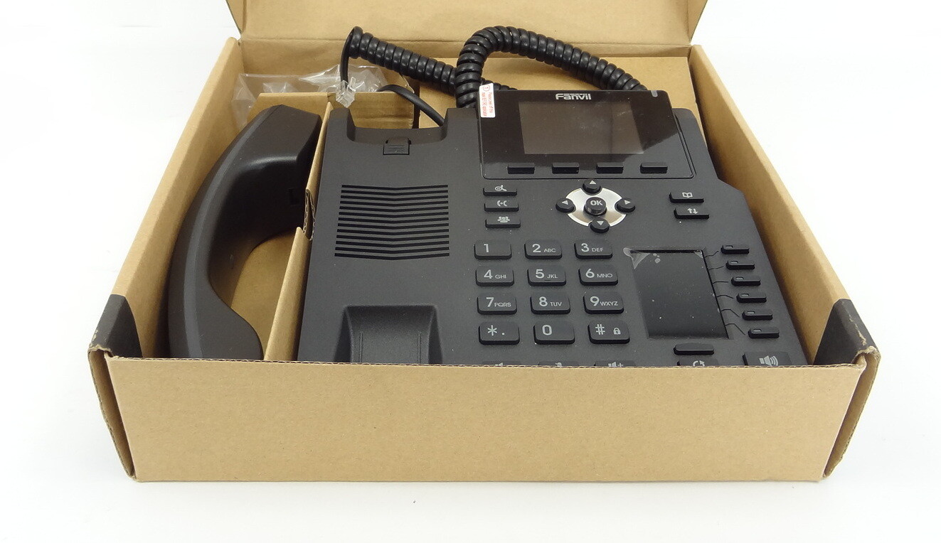 Fanvil X4G Gigabit SIP Desktop Phone PoE Dual-Color LCD Display