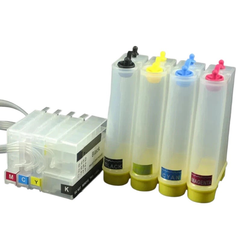 4-Color CISS Continuous Ink System with Chip for HP 711, Fits HP T120 T520