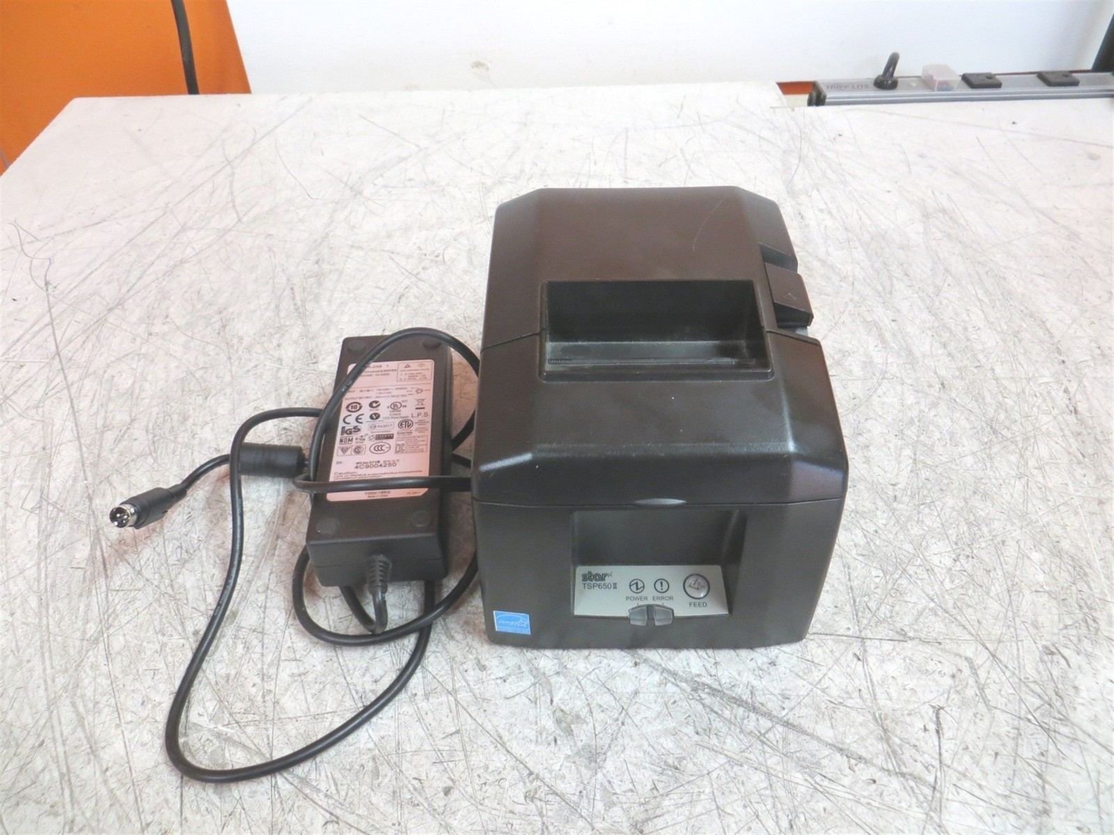 Star Micronics TSP650 II 654IIBI Receipt Printer NO Module w/ PSU