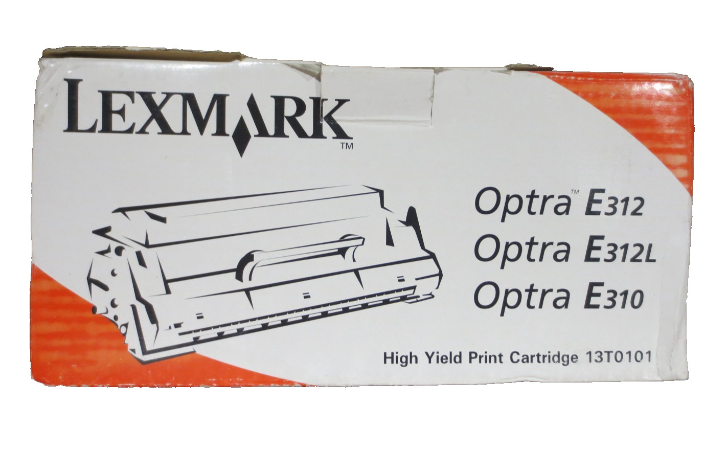 OEM Lexmark High Yield Toner Print Cartridge Black 13T0101 Optra E312 E312L E310