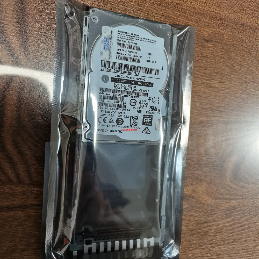 New IBM 02YC024 02PX589 02PX740 1.8TB 10K SAS 12Gb/s 2.5'' V5000E Hard Drive HDD