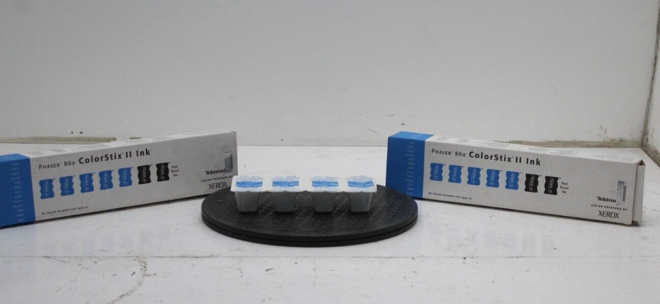 New Xerox Tektronix Phaser 860 ColorStix II Ink 14 Cyan and 4 Black 016190301