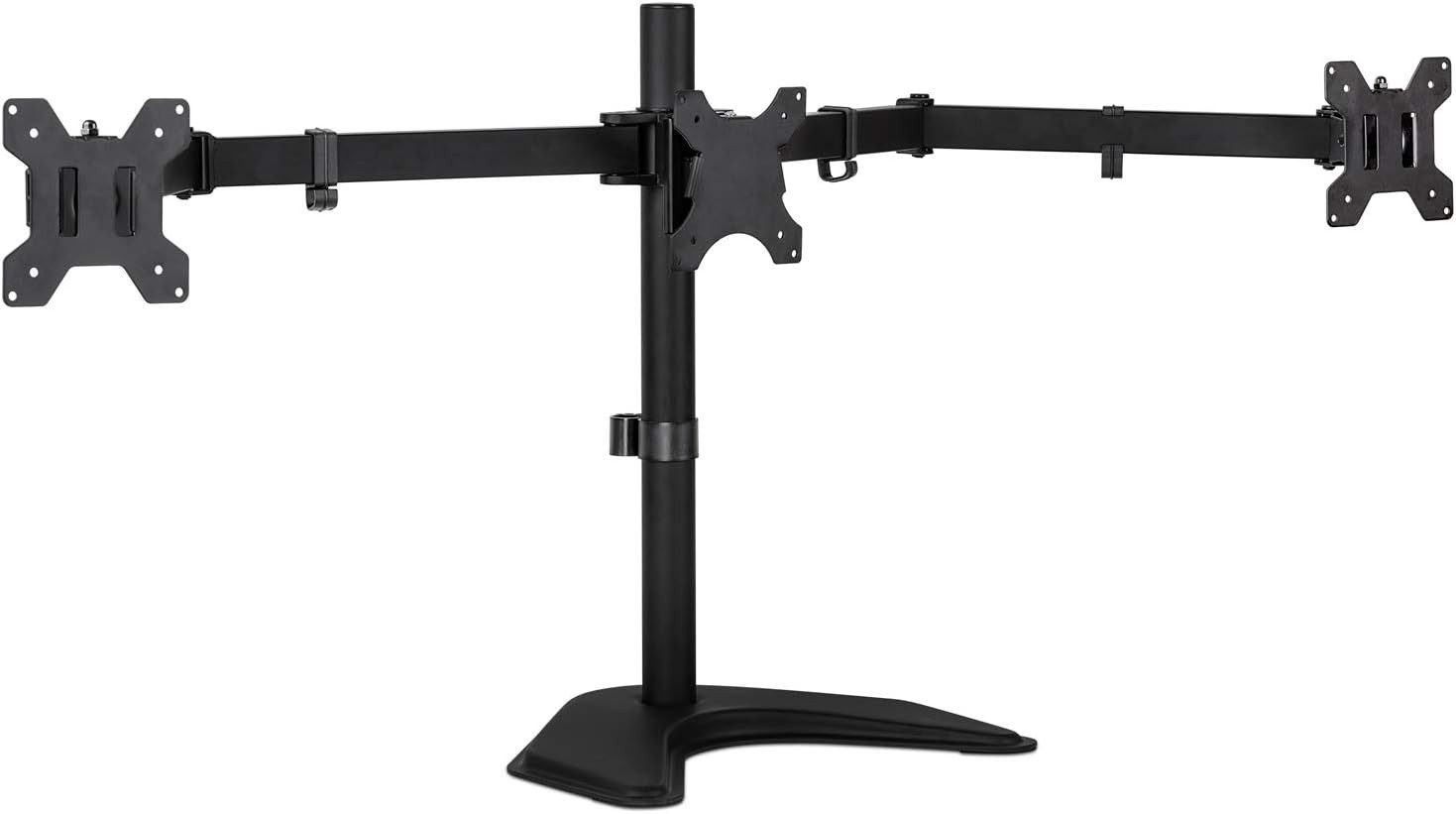 Mount-It Triple Monitor Stand for Desk, 3 Monitor Mount Fits 13" - 27" Screens