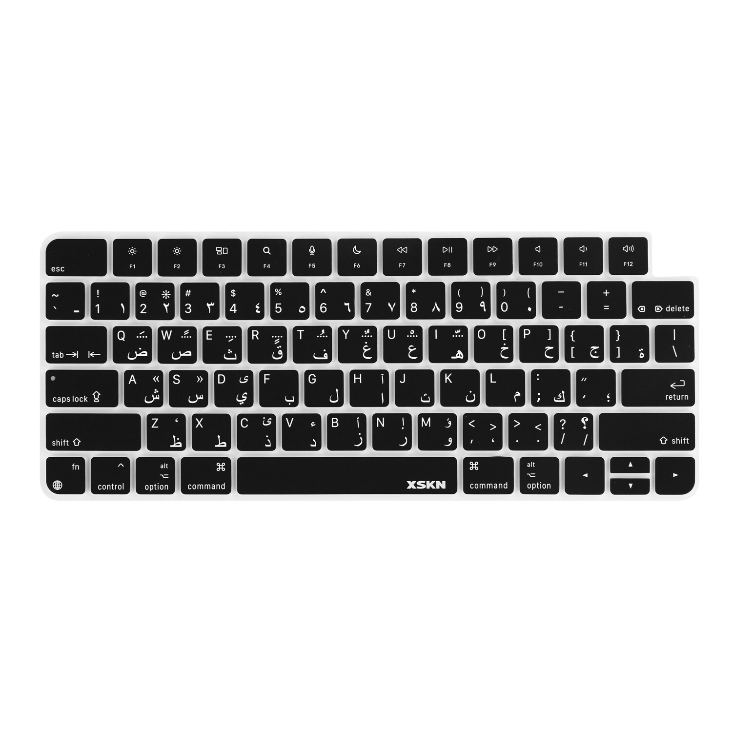 XSKN Arabic Silicone Keyboard Cover Skin for 2021+ iMac 24" Magic Keyboard US EU