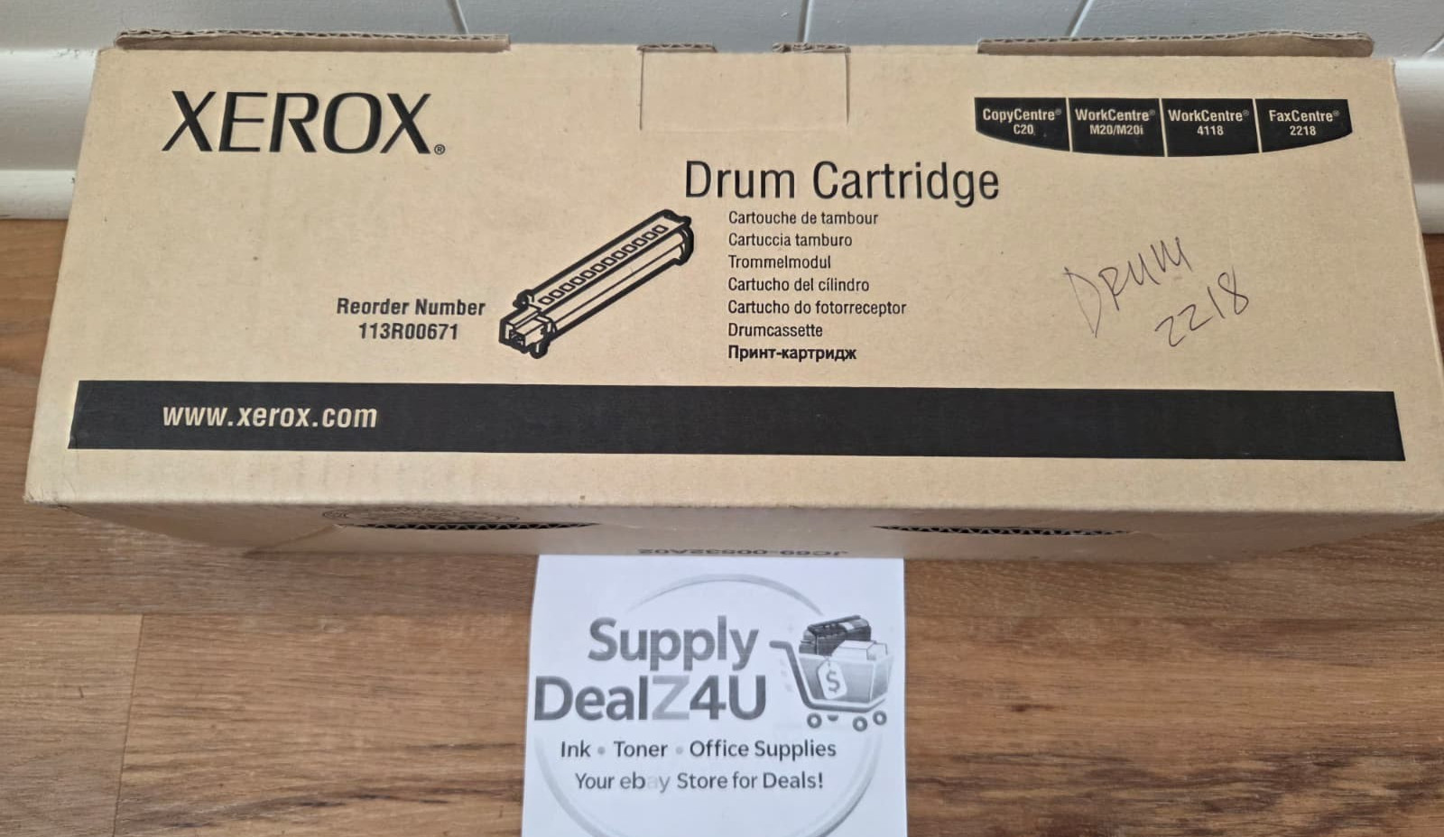 Xerox 113R00671 Drum Cartridge WorkCentre M20/M20i 4118 Copycentre C20 NEW