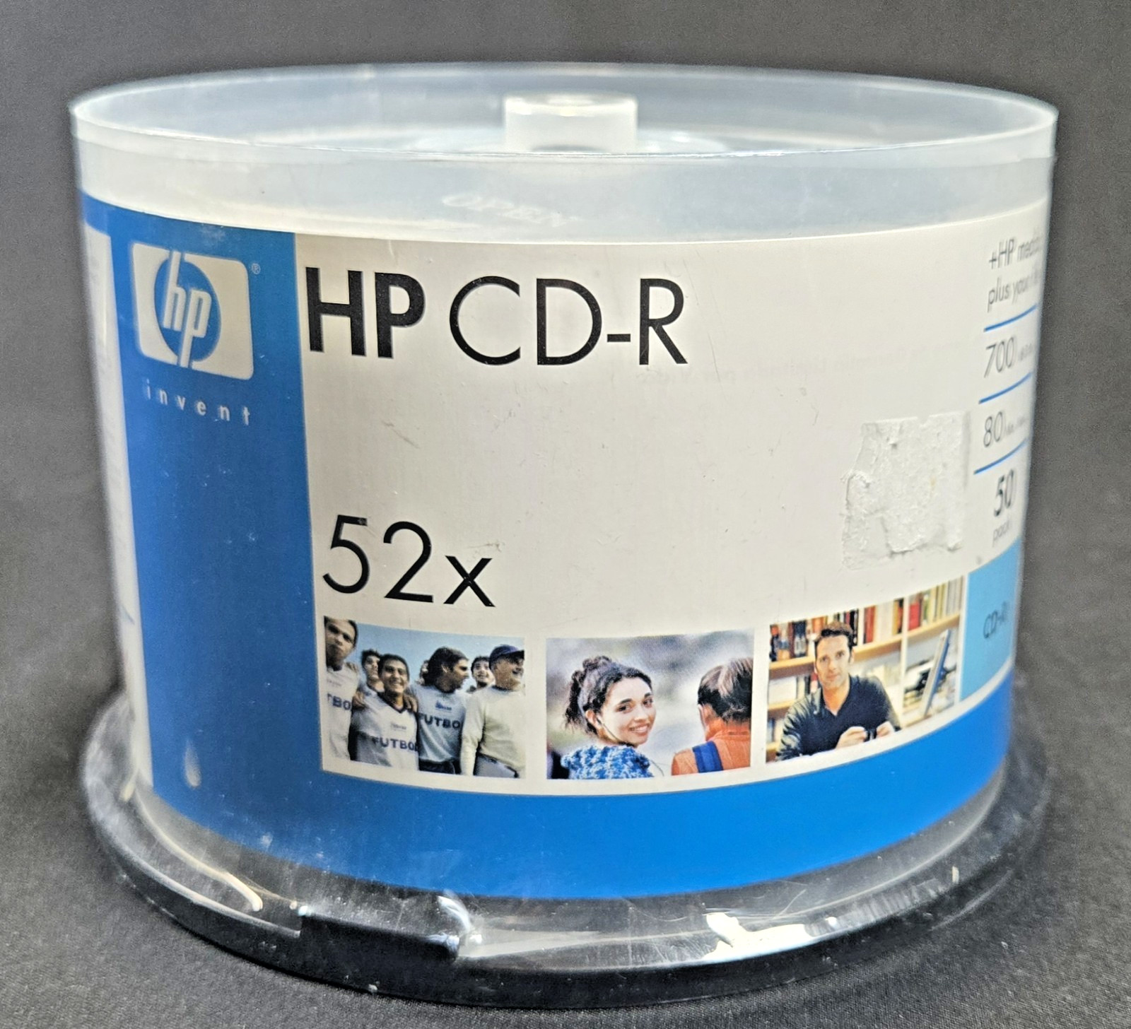 HP CD-R 50 Pack, 700 MB Data or 80 Minutes Music, 52x Write Speed - NEW