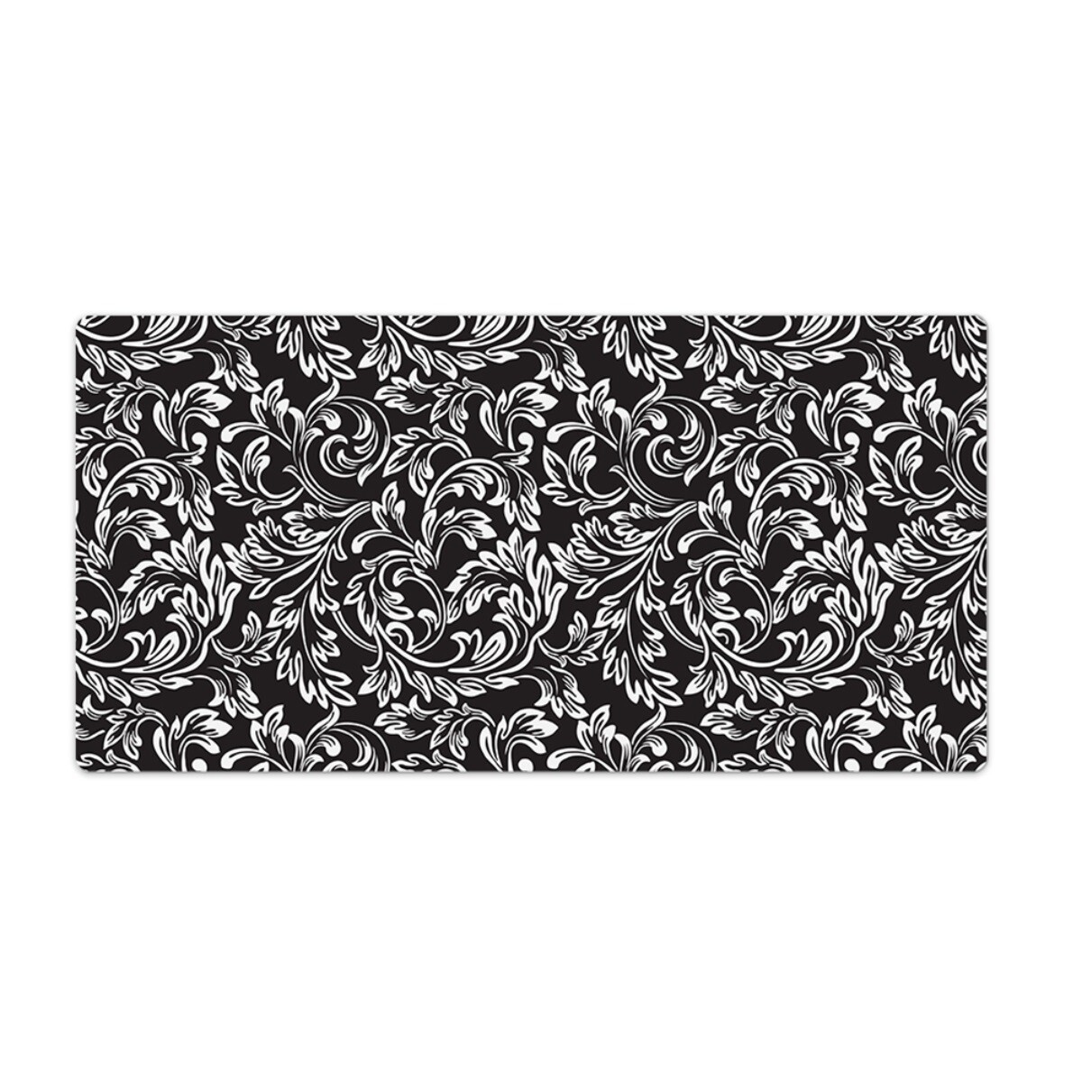 Easy Clean PC Desk Modern Table Mouse Pad Laptop Mat Intricate leaves 120x60