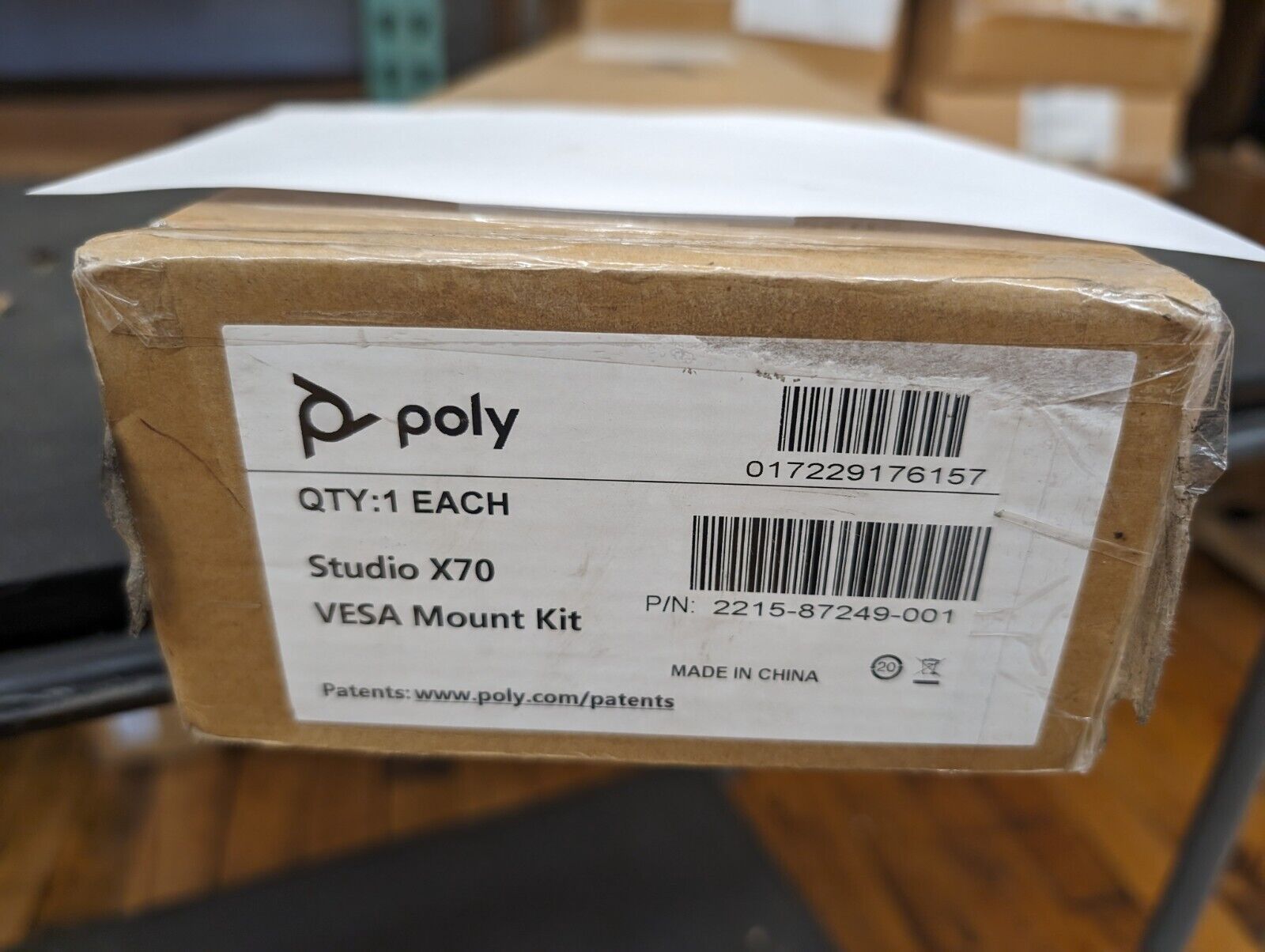 New, Poly, 2215-87249-001, Poly Studio X70 Optional Vesa Mounting Kit