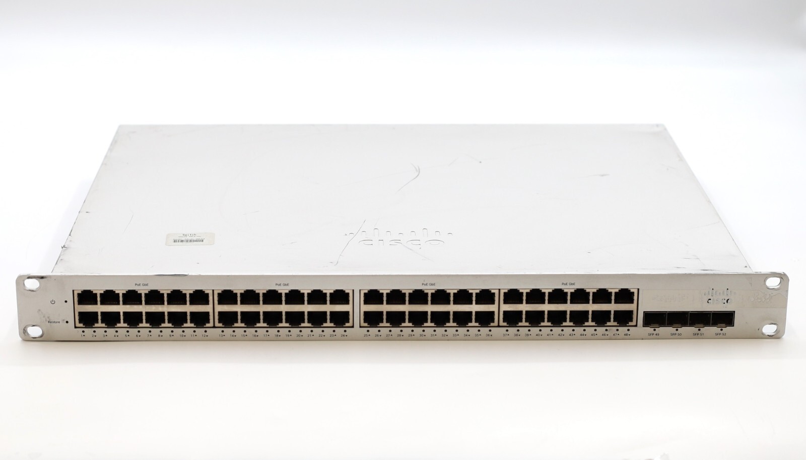 Cisco Meraki MS220-48LP-HW 48-Port Gigabit PoE Cloud Managed Switch PN:600-21040