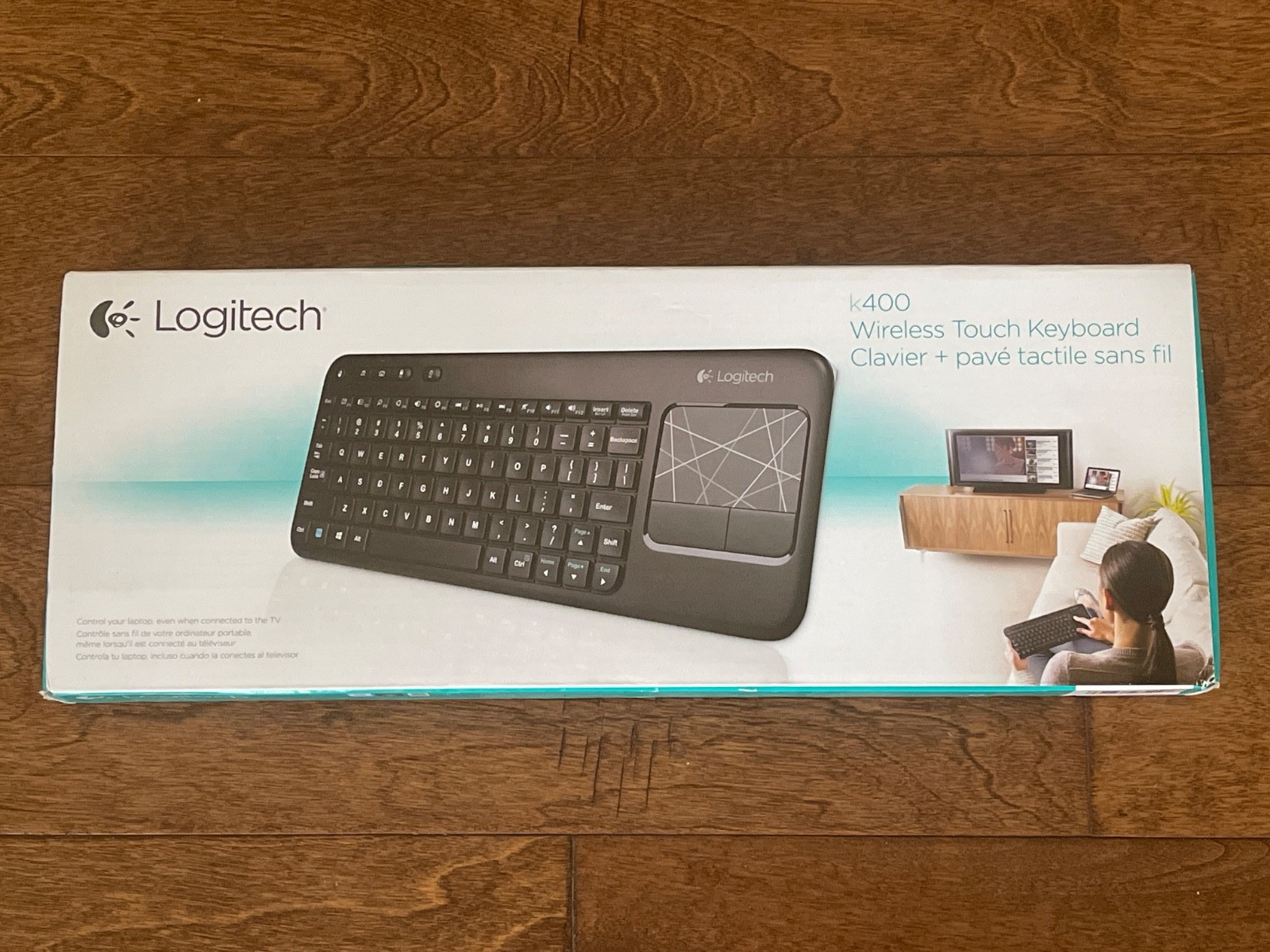 Logitech K400 Wireless Touch Keyboard 920-003070 NEW SEALED Multi-Touch Touchpad