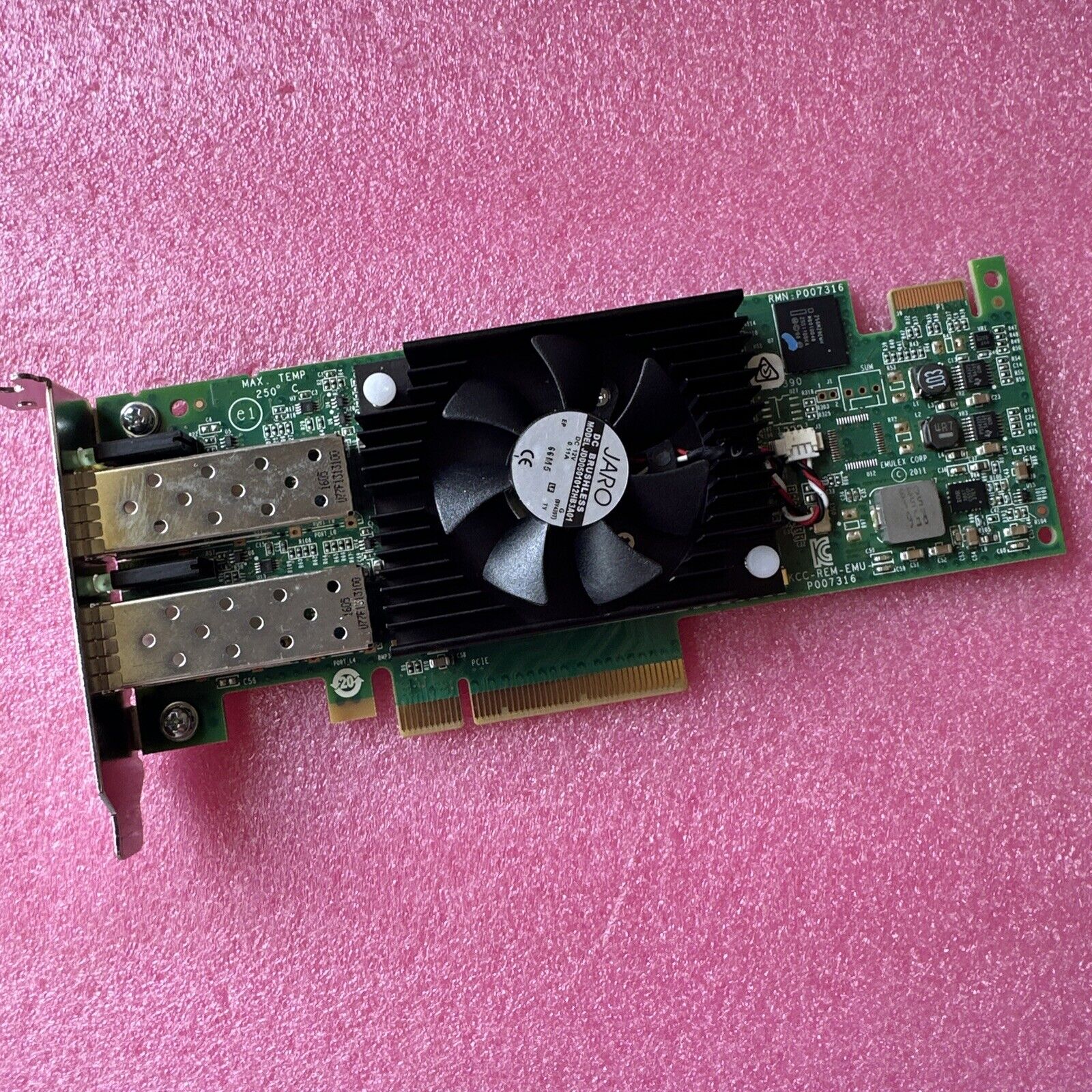 Dell 6VK2R✅ Emulex LPE16002 2-Port 16Gb/s PCIe x8 HBA Network Interface Card