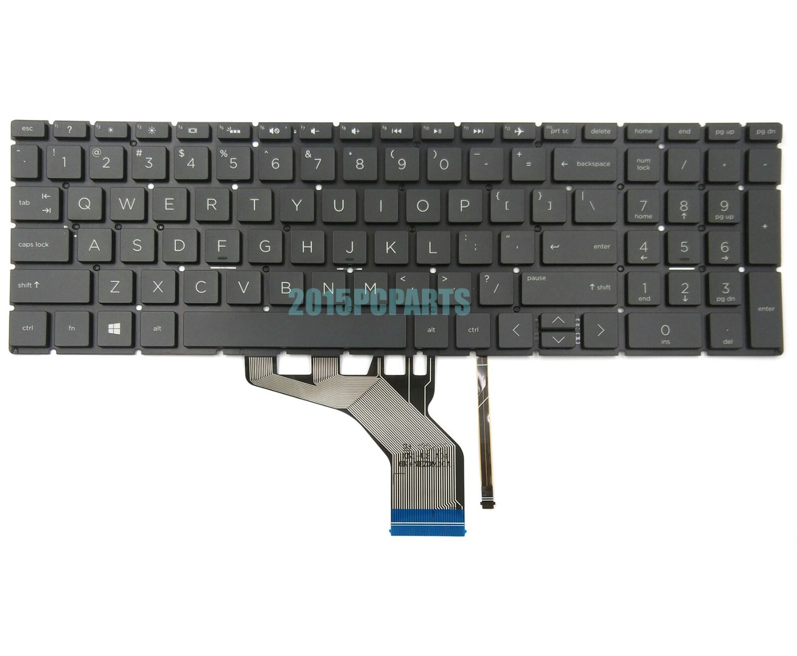 New HP 15-DA 15-DA0002DX 15-DA0008CA 15-DA0012DX 15-DA0014DX Keyboard Backlit US