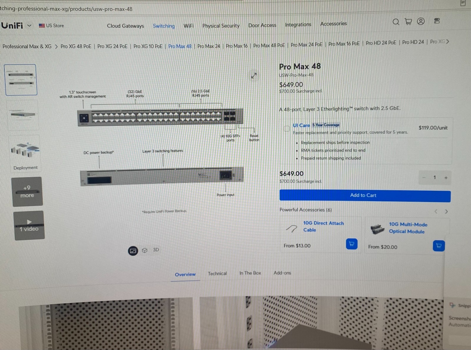 Ubiquiti UniFi Pro Max 48 USW-Pro-Max-48