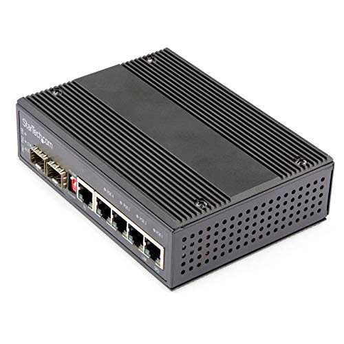 StarTech IES1G52UP12V 6 Port Gigabit Ethernet Switch 30W PoE+
