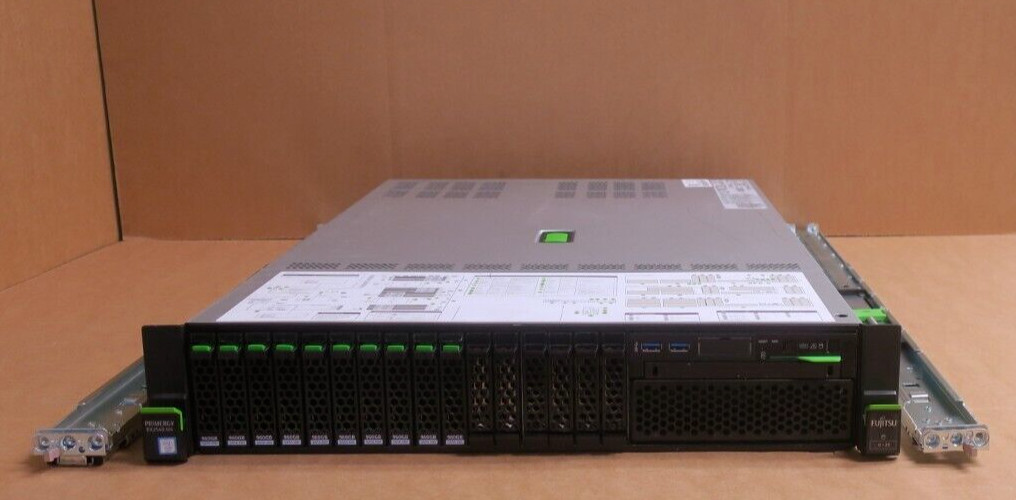Fujitsu Primergy RX2540 M4 2x 12C Gold 5118 384GB Ram 10x 960GB SSD 16Bay Server