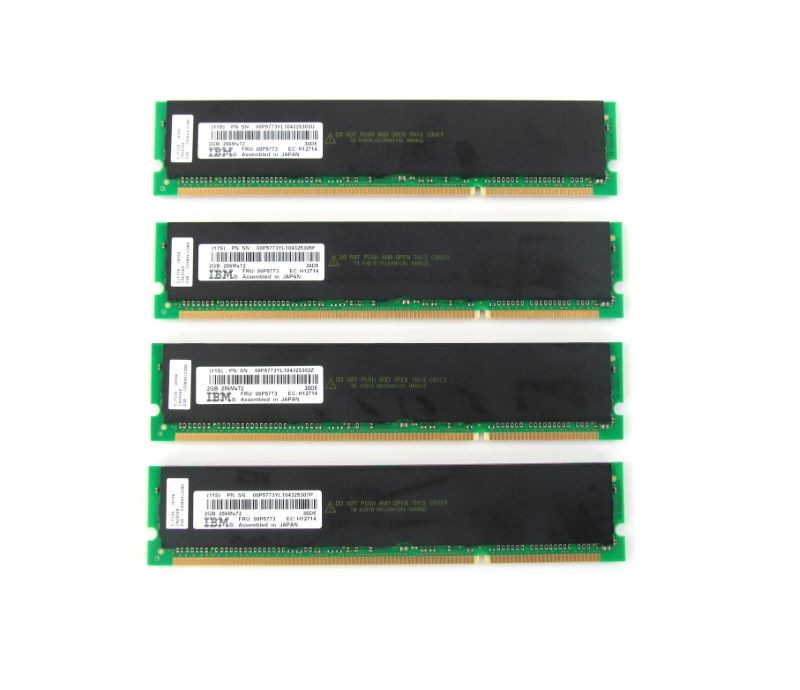 IBM 4449-702X 8GB Memory Kit (4X 2GB DIMMS) 8q