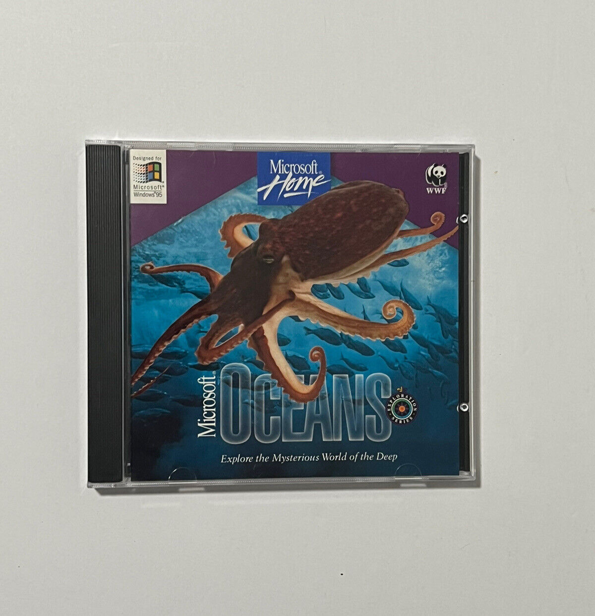 Microsoft Home OCEANS CD-Rom Software Windows 95 Exploration Series En 1995
