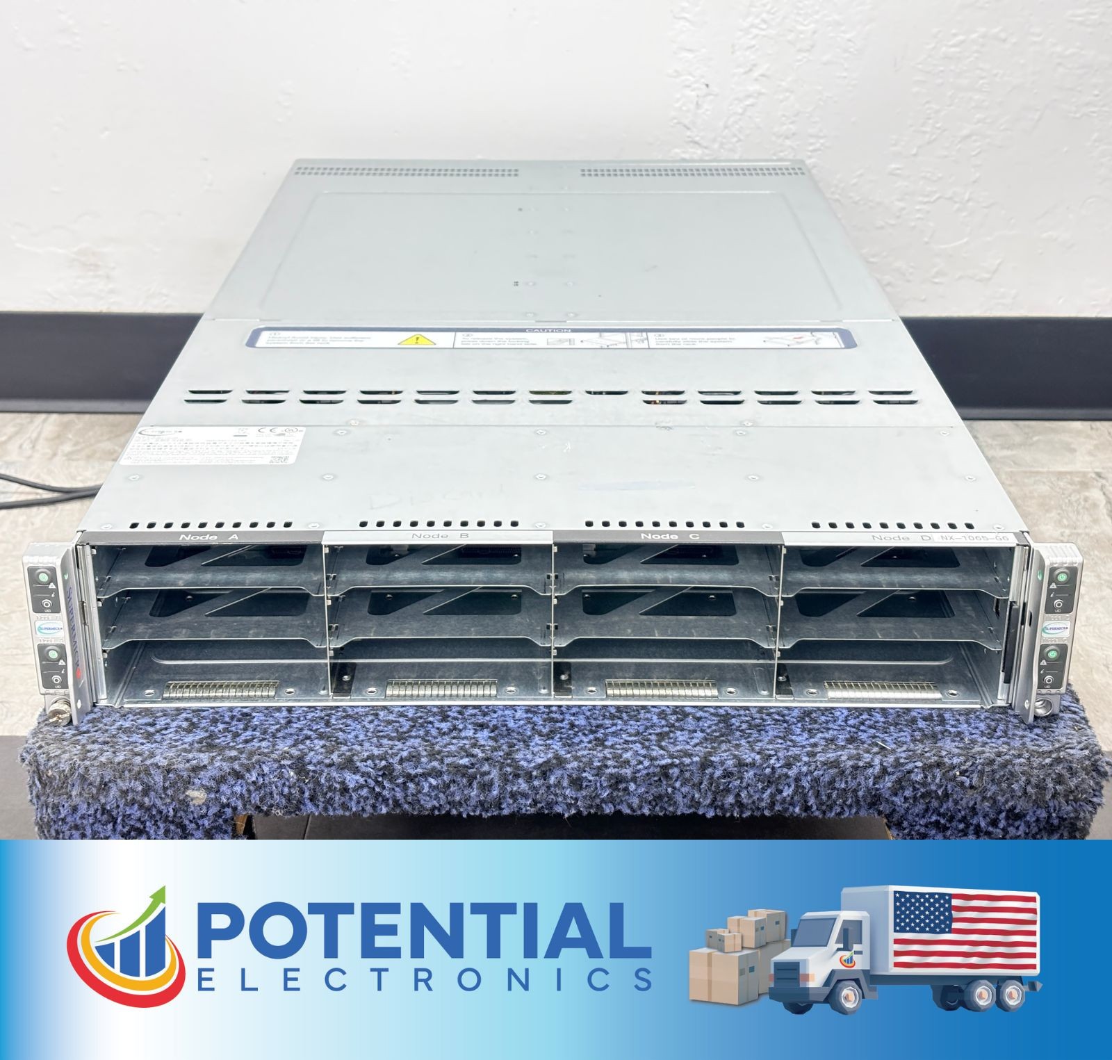 Supermicro SYS-6029BT-HNC0R 2U 4-Node Server - 4x X11DPT-B-G6-NI22 LGA3647 w CPU