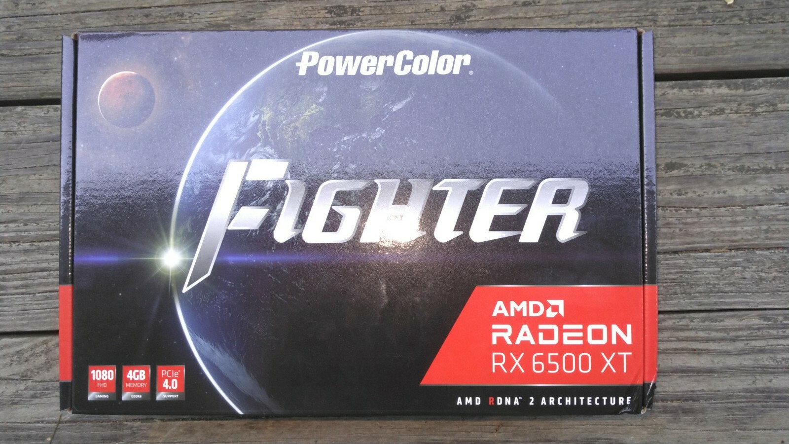 PowerColor Fighter AMD Radeon RX 6500 XT OC 4GB GDDR6 Graphics Card