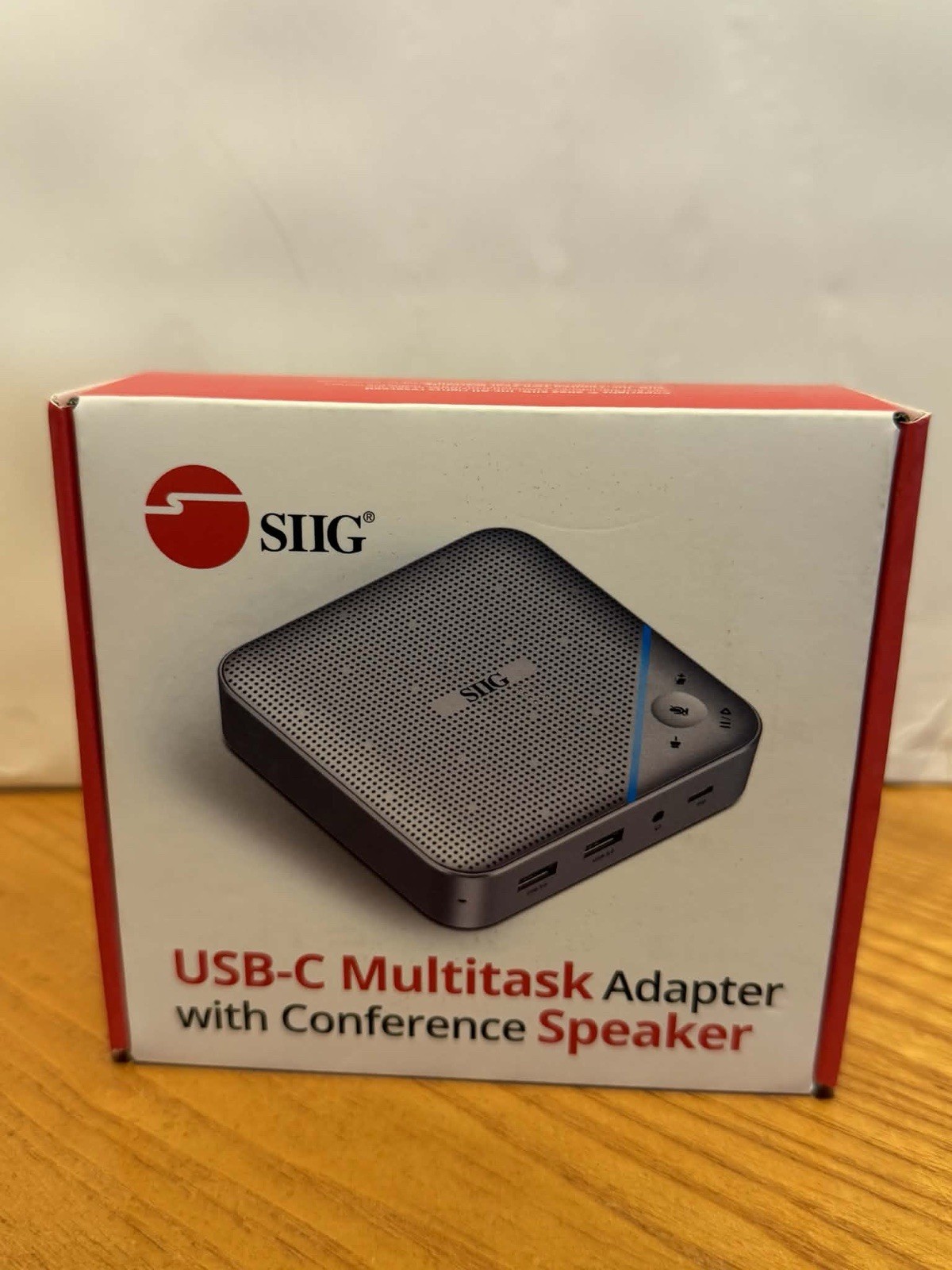SIIG USB-C Multitask Mini Dock with Conference Speaker (judk0s11s1)
