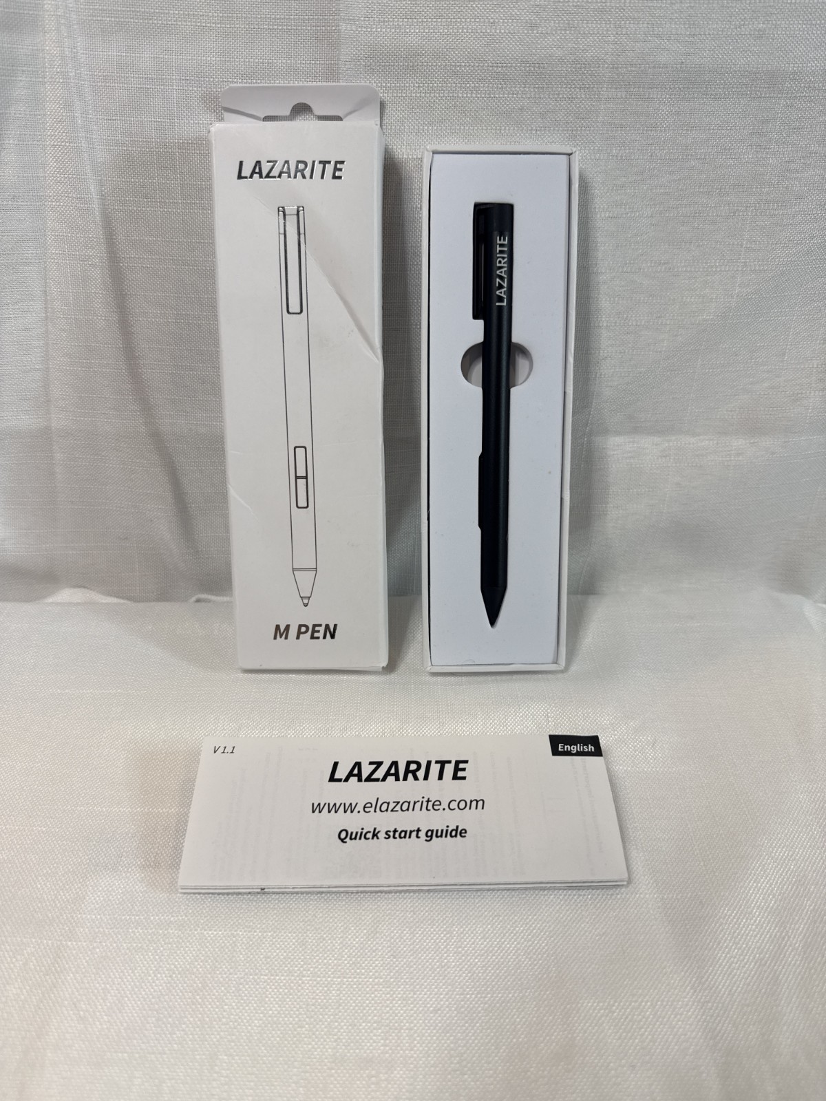 LAZARITE M Pen AES Active Stylus for LG V60 ThinQ Velvet Wing Black Open Box