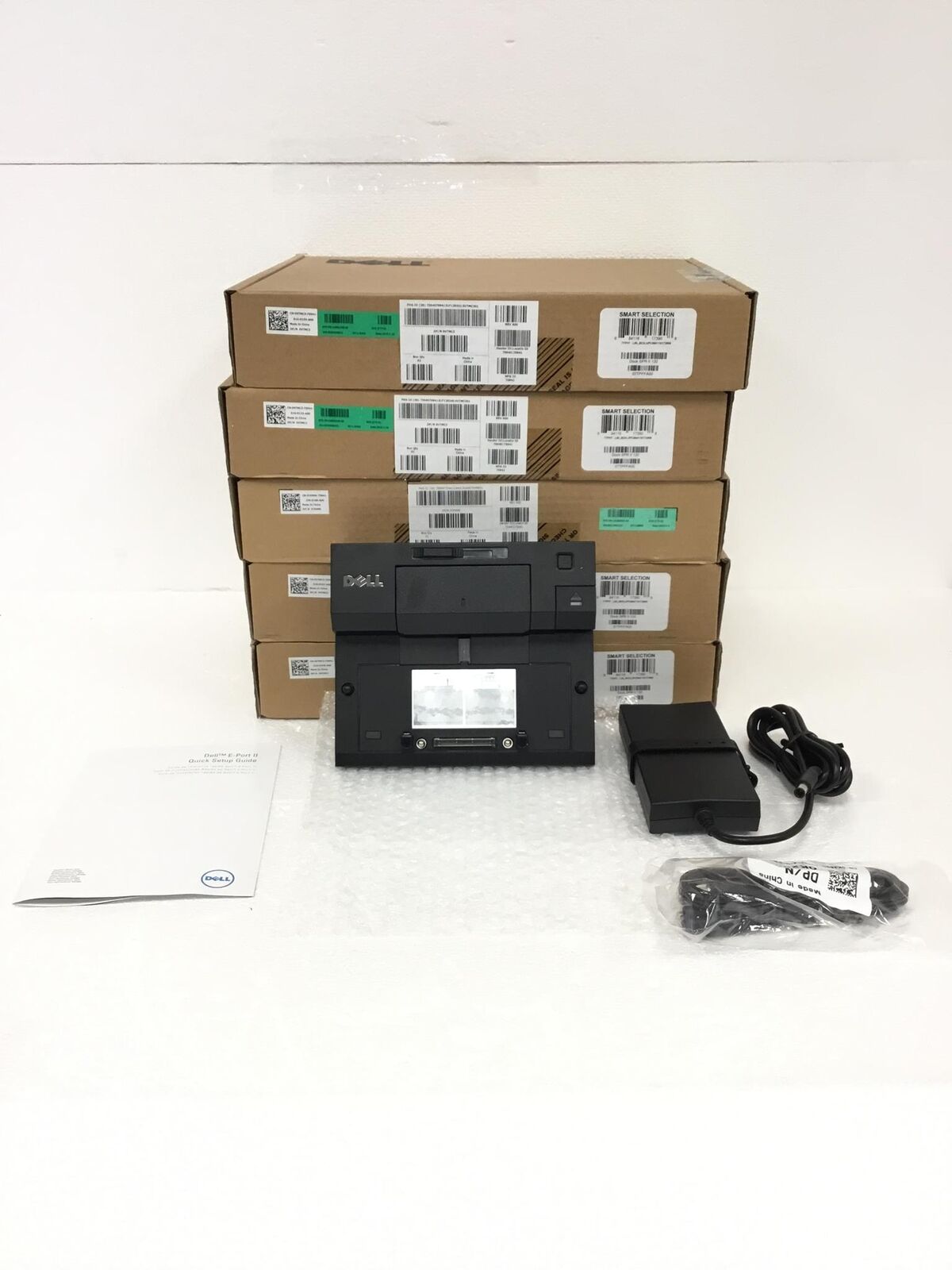 5x NEW DELL K07A Type K07A002 USB DP DVI Docking Station w/130W AC Adapter