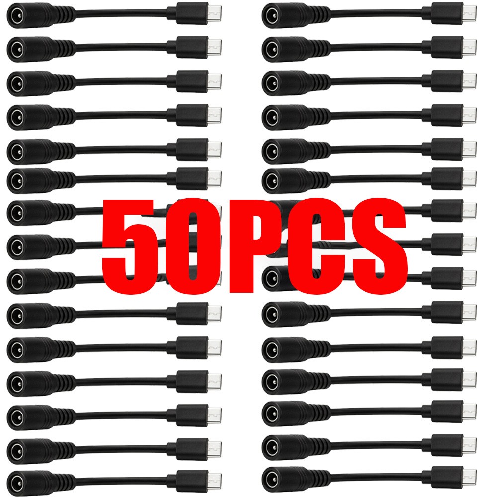 50pcs for HP DELL 100W 140W 7.4mm Power Adapter Converter Cable To USB-C Port#