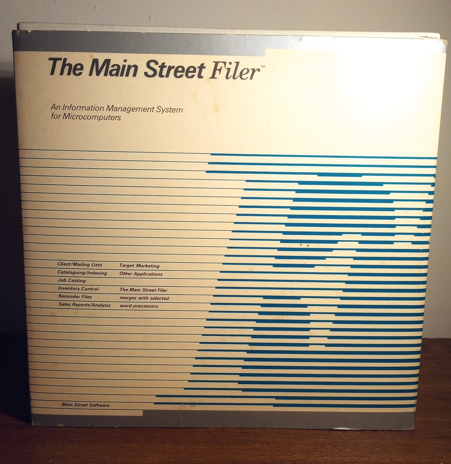 Vintage IBM The Main Street Filer Program by Main Street Software