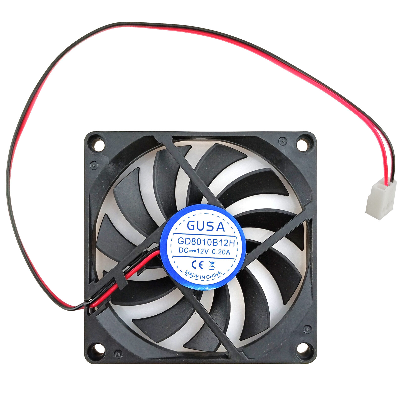 80mm Desktop PC Case Fan Computer Cooling 3200rpm Ultra Quiet 3pin Small Cooler