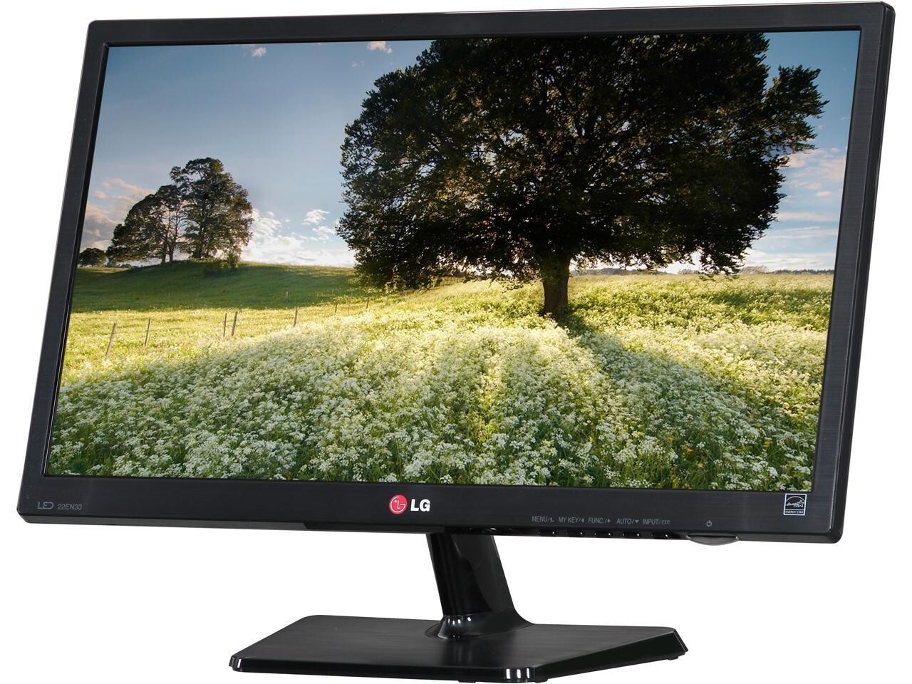 NOB LG 22EN33T-B 21.5" 1920 x 1080 Pixels Widescreen Full HD LED Monitor - Black