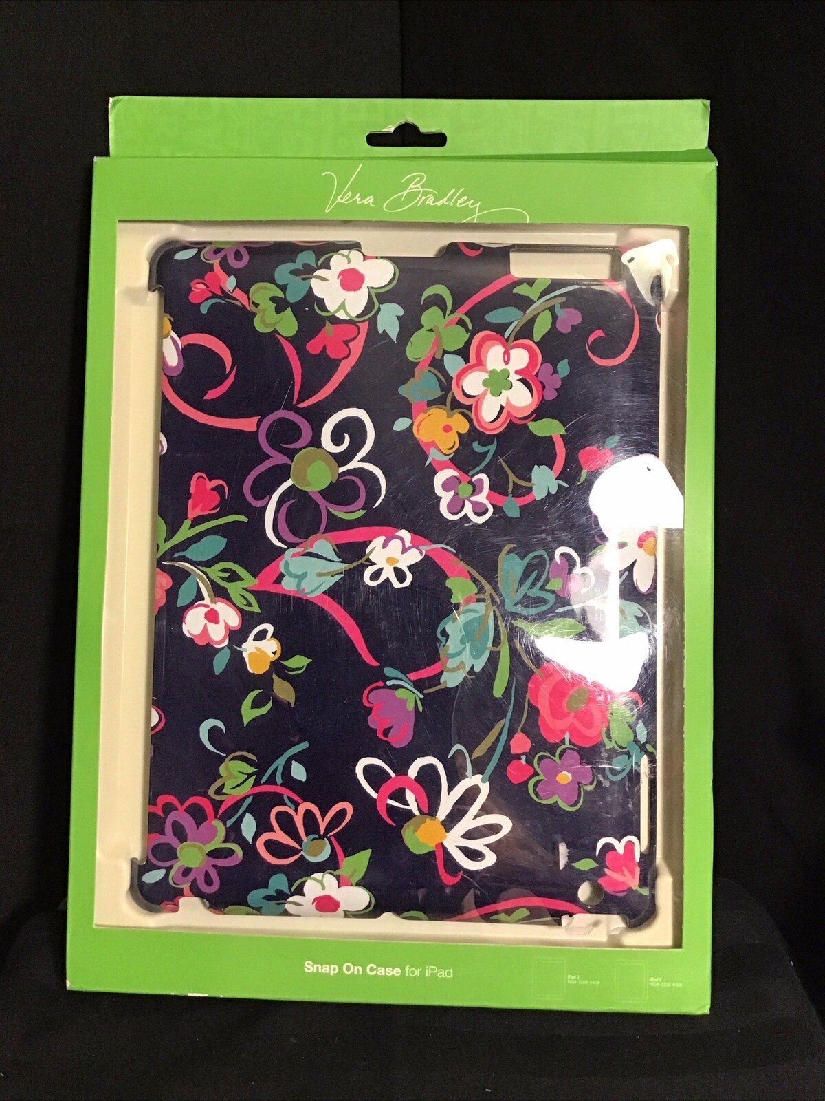 VERA BRADLEY Snap On Case for iPad  Ribbons 12862-132. 2012. I Pad 2 And 3