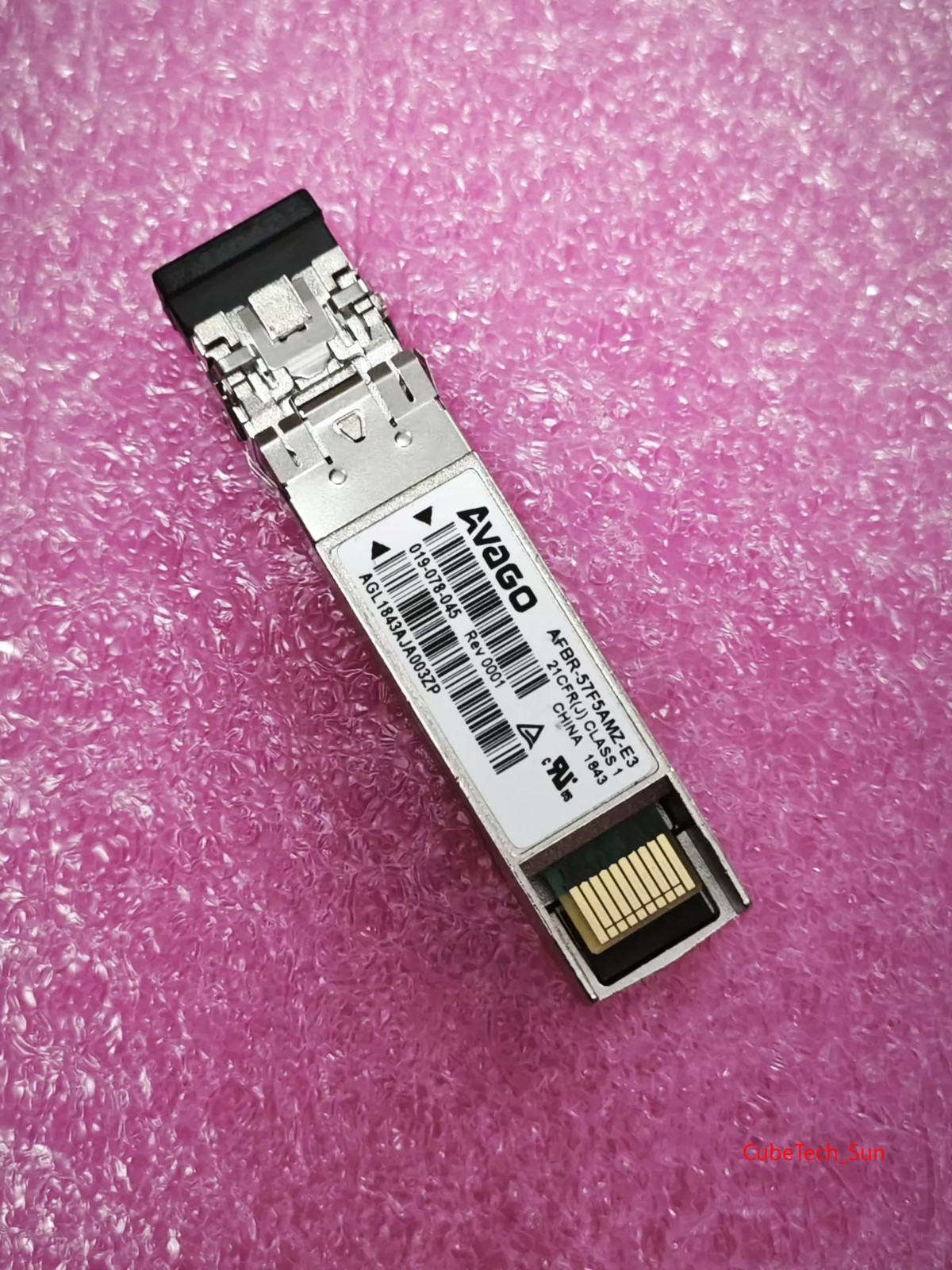 Original 1x Avago / EMC 16G AFBR-57F5AMZ-E3 16Gb FC Multirate 850nm SFP+ SW