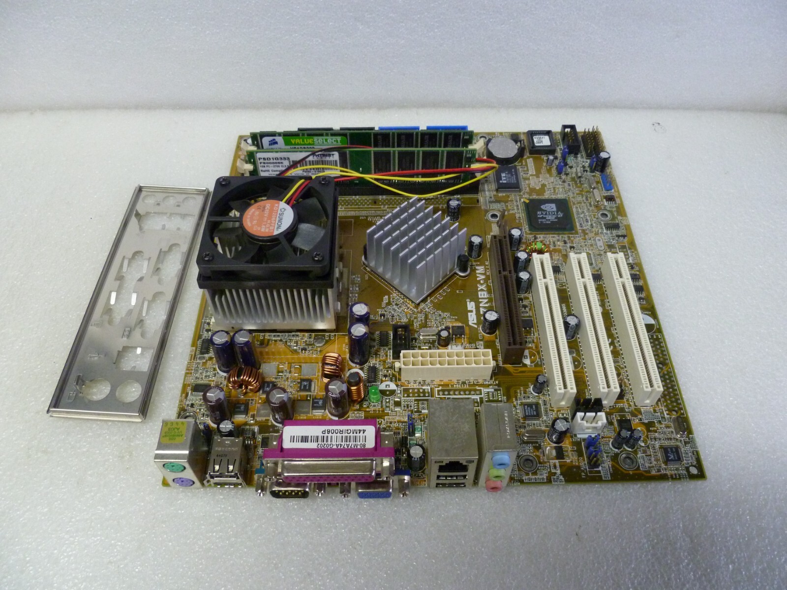 VINTAGE ASUS A7NBX-VM REV: 2.02 Motherboard CPU MEMORY
