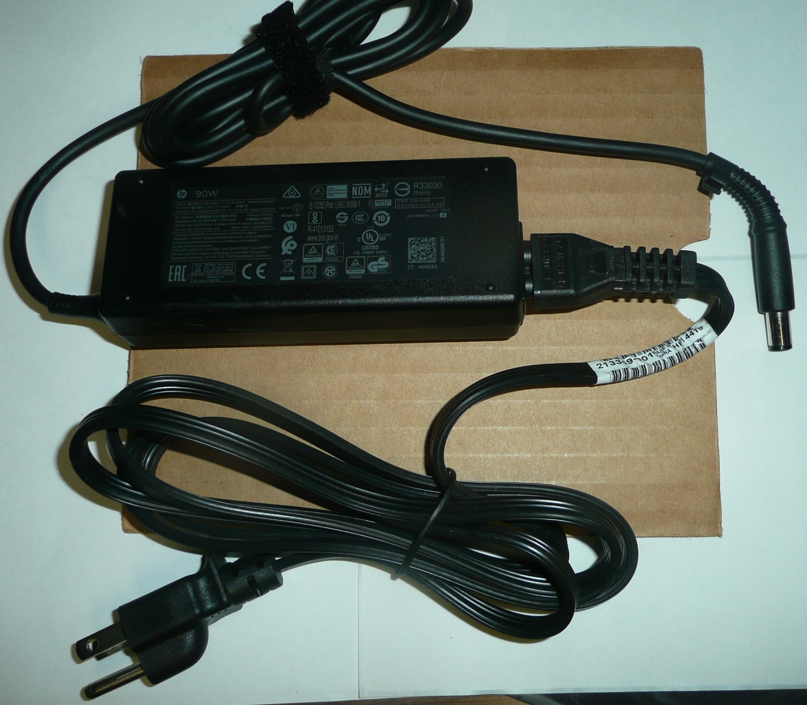 Genuine 90W HP AC Adapter Power Supply L40098-001 19.5V 4.62 7.4mm charger