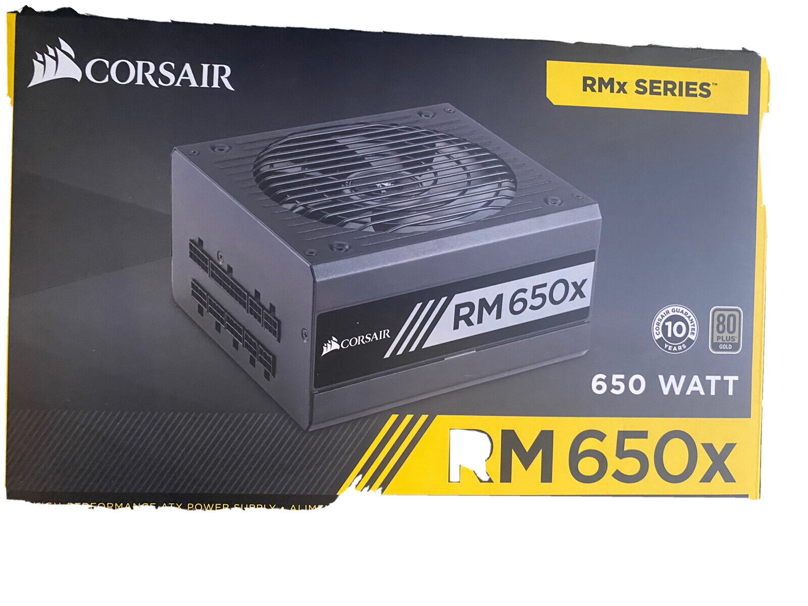 Corsair RMx RM650x 650W Fully Modular Power, 80 Plus Gold - Open Box