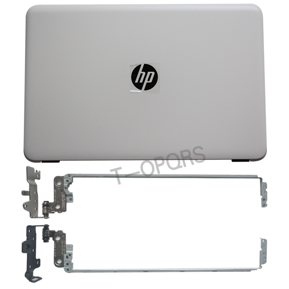 Top Cover For HP 15-AF 15-AC 250 255 256 G4 white LCD Back Cover &  Hinges