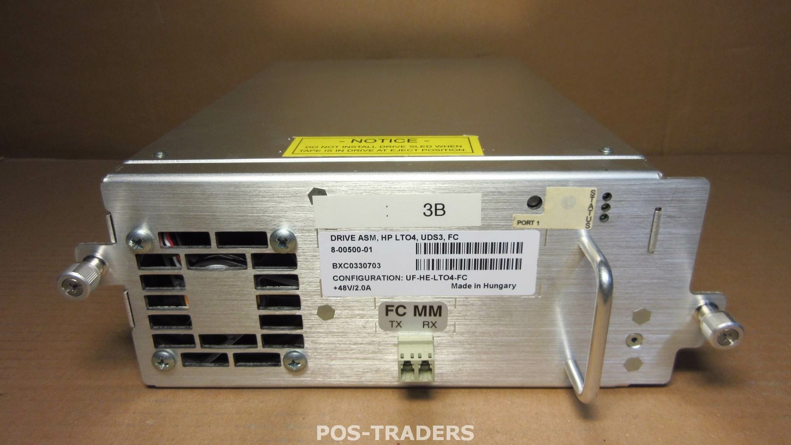 Quantum 8-00500-01 LTO4 FC FH Tape Drive HP - PULLED FROM SCALAR I500