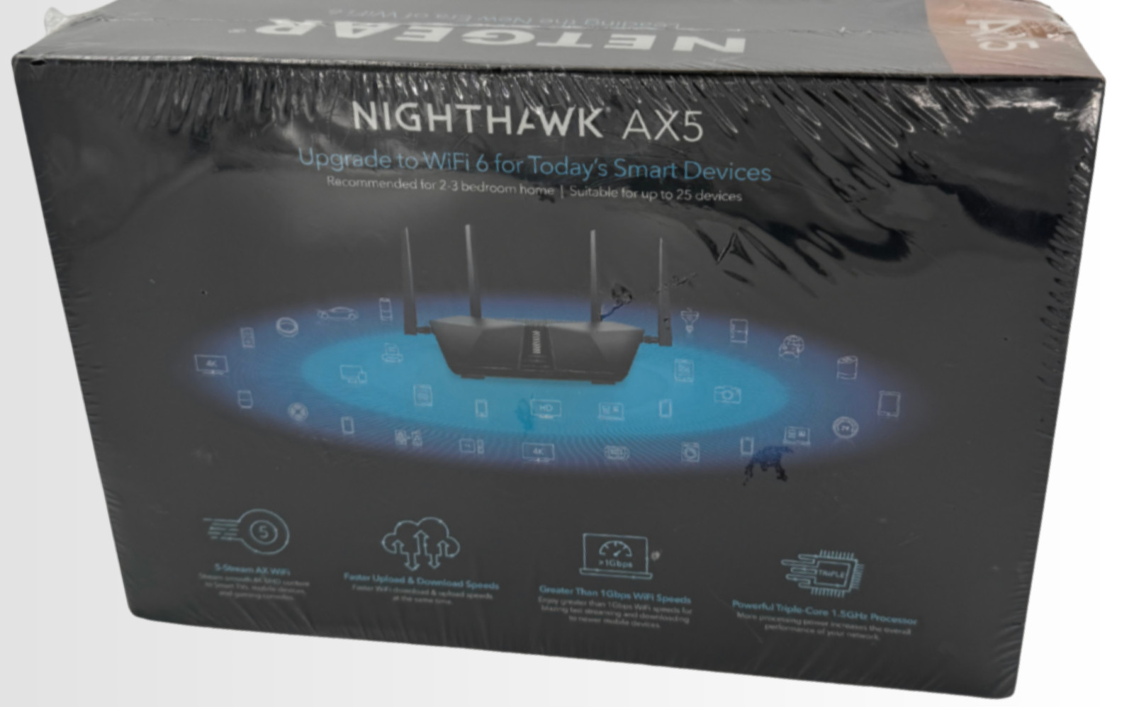NETGEAR Nighthawk AX5 AX3600 WiFi 6 Router Factory Sealed