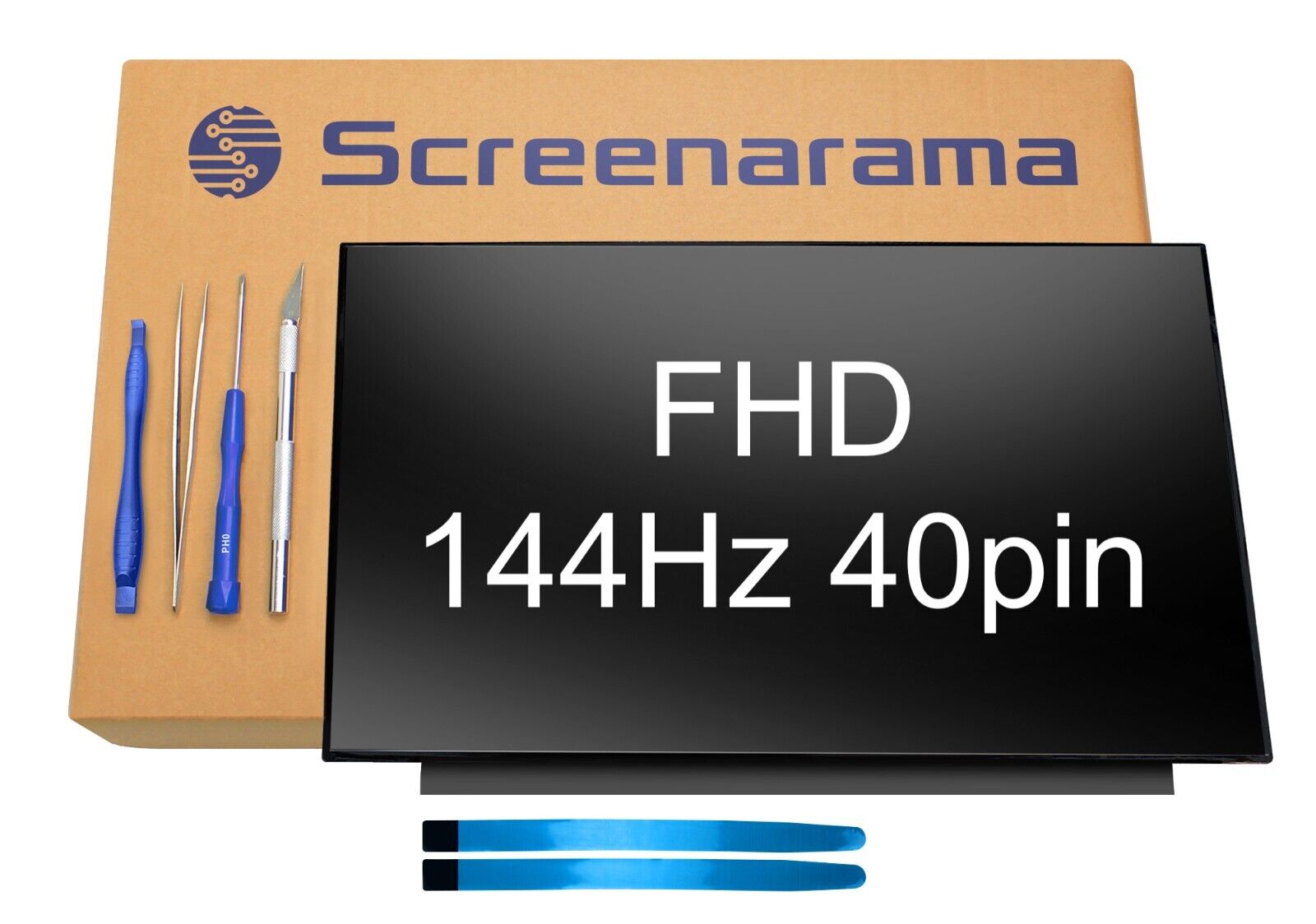 BOE NE156FHM-NX3 V18.0 FHD 144Hz 40pin LED LCD Screen + Tools SCREENARAMA * FAST