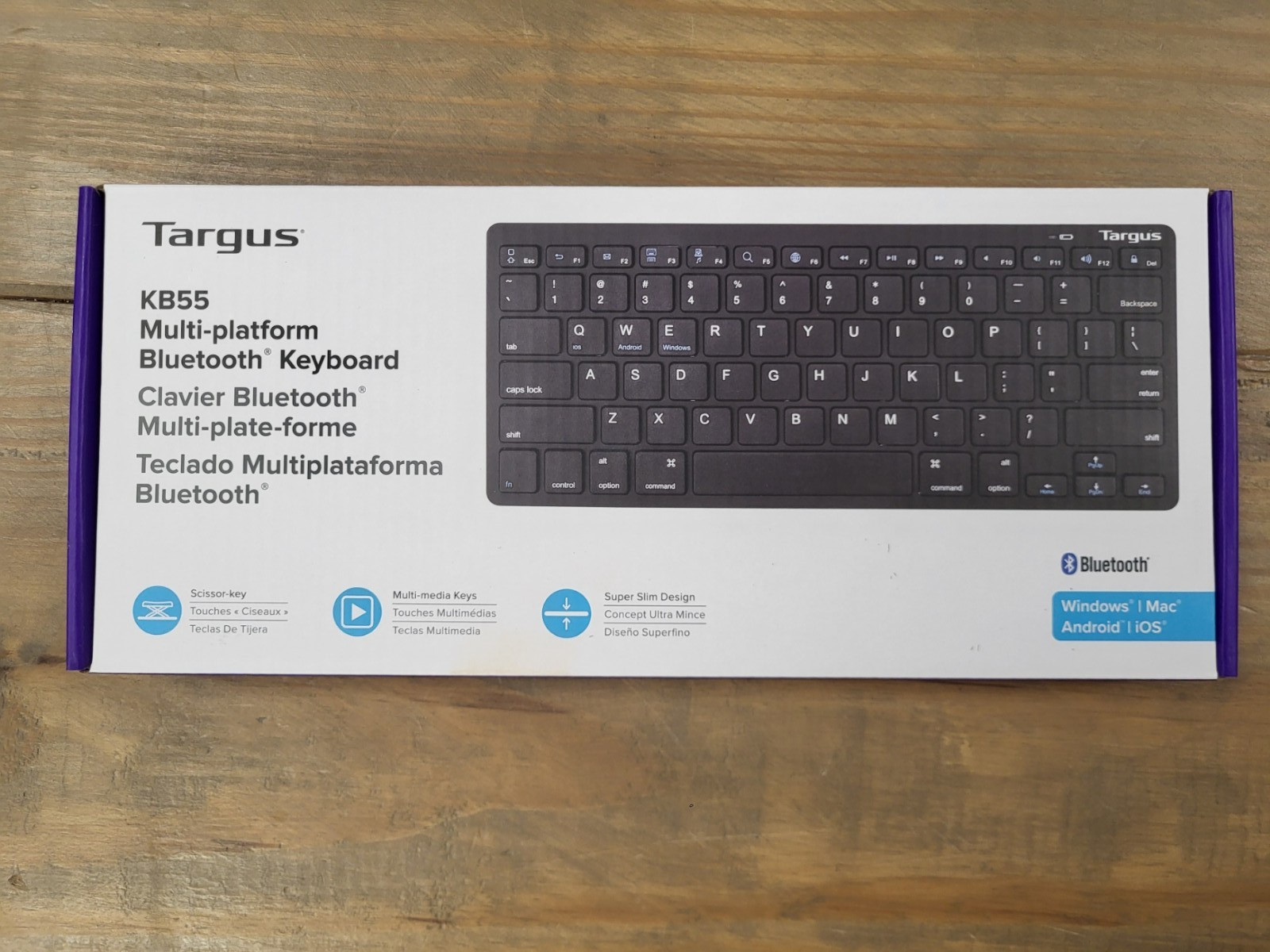 14x Open Box Targus Multi-Platform Bluetooth Keyboard Slim Compact Design KB55