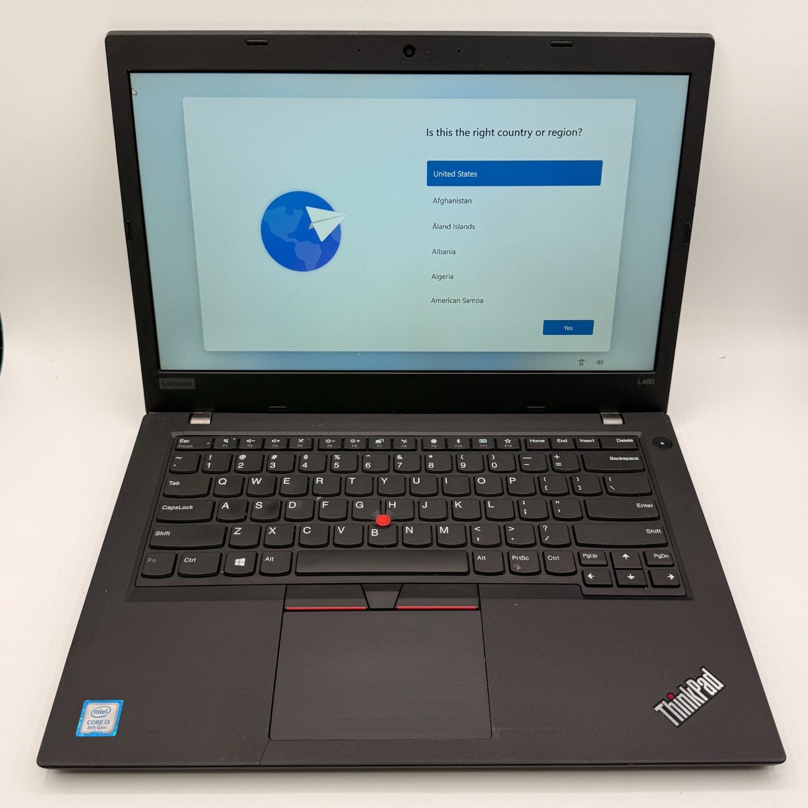 Lenovo ThinkPad L480 14" Touch Laptop i3-8130U 16GB 256GB SSD Win11 Pro