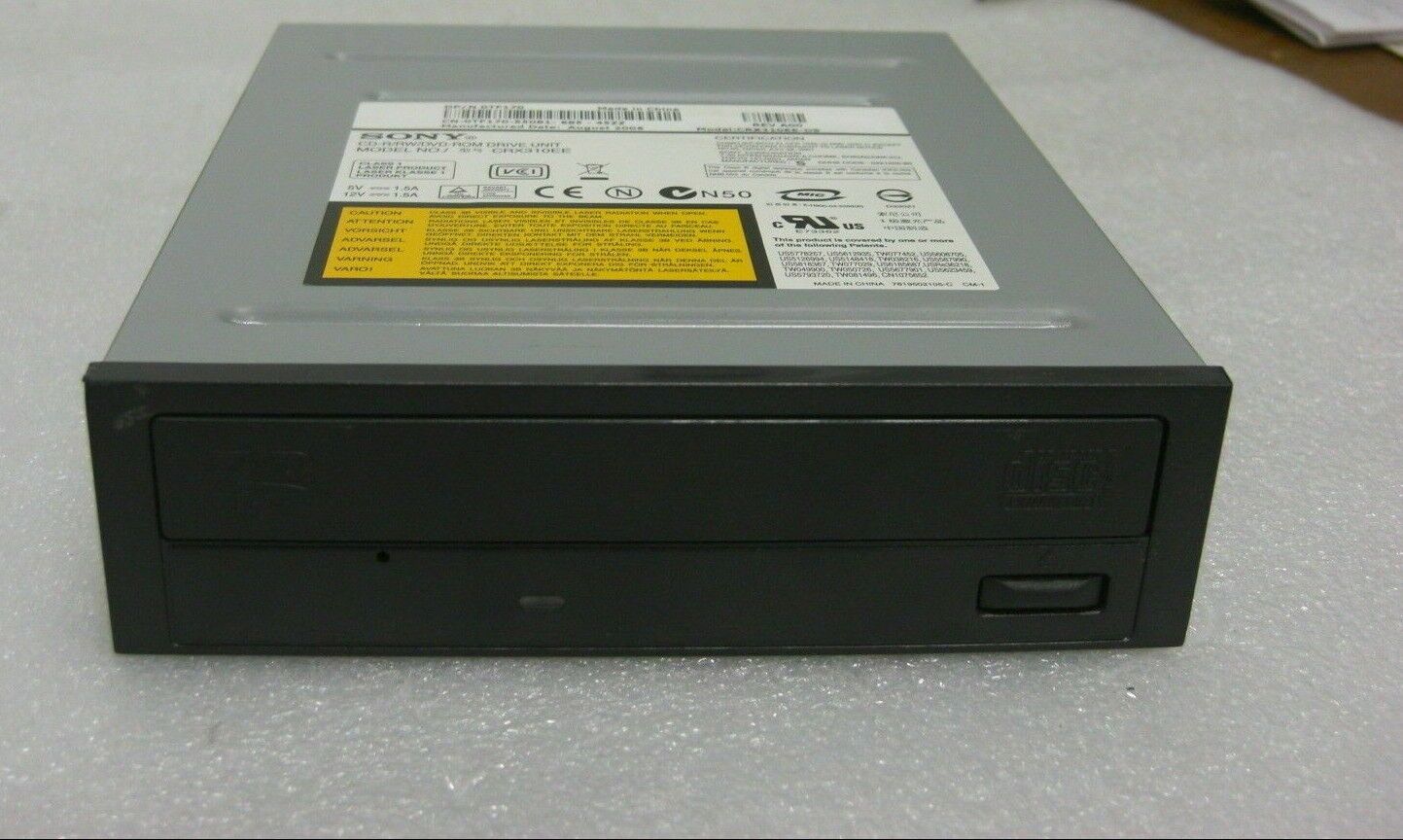 SONY CRX310EE-DS 0TF170 0YH139 CD-R/RW/DVD-ROM Drive L-R