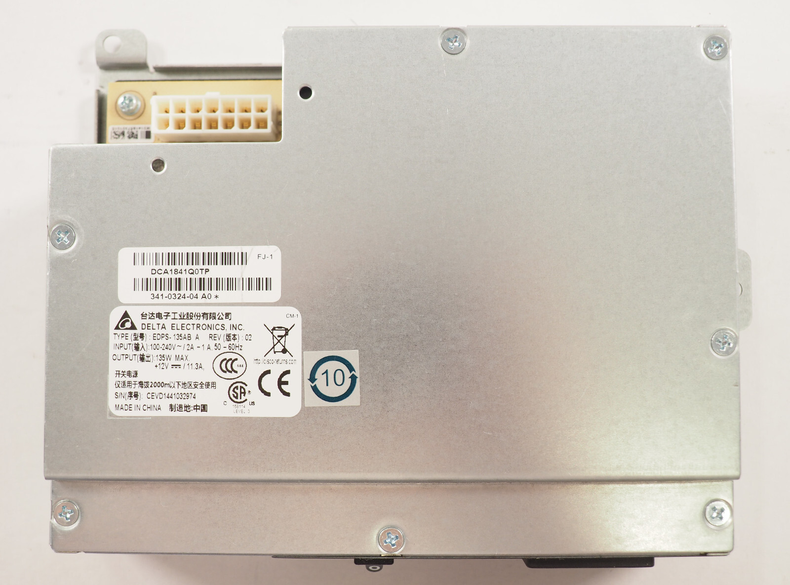 Cisco Delta Electronics EDPS-135AB 341-0324-04 Power Supply