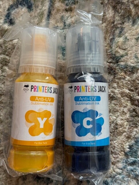 Printers Jack Anti-UV Sublimation Ink for Epson EcoTank Printers, 100ml