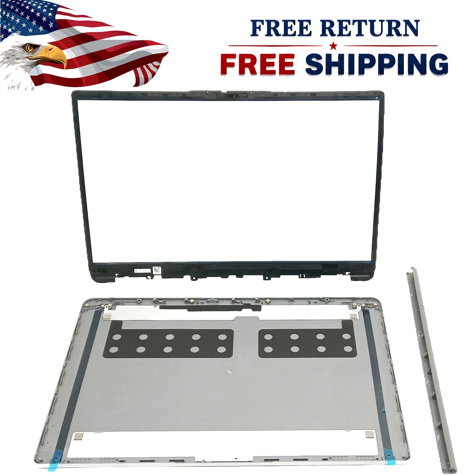 Updated Back Cover Bezel Hinge Cover Set for Lenovo IdeaPad 1 15ADA7 15AMN7 US N