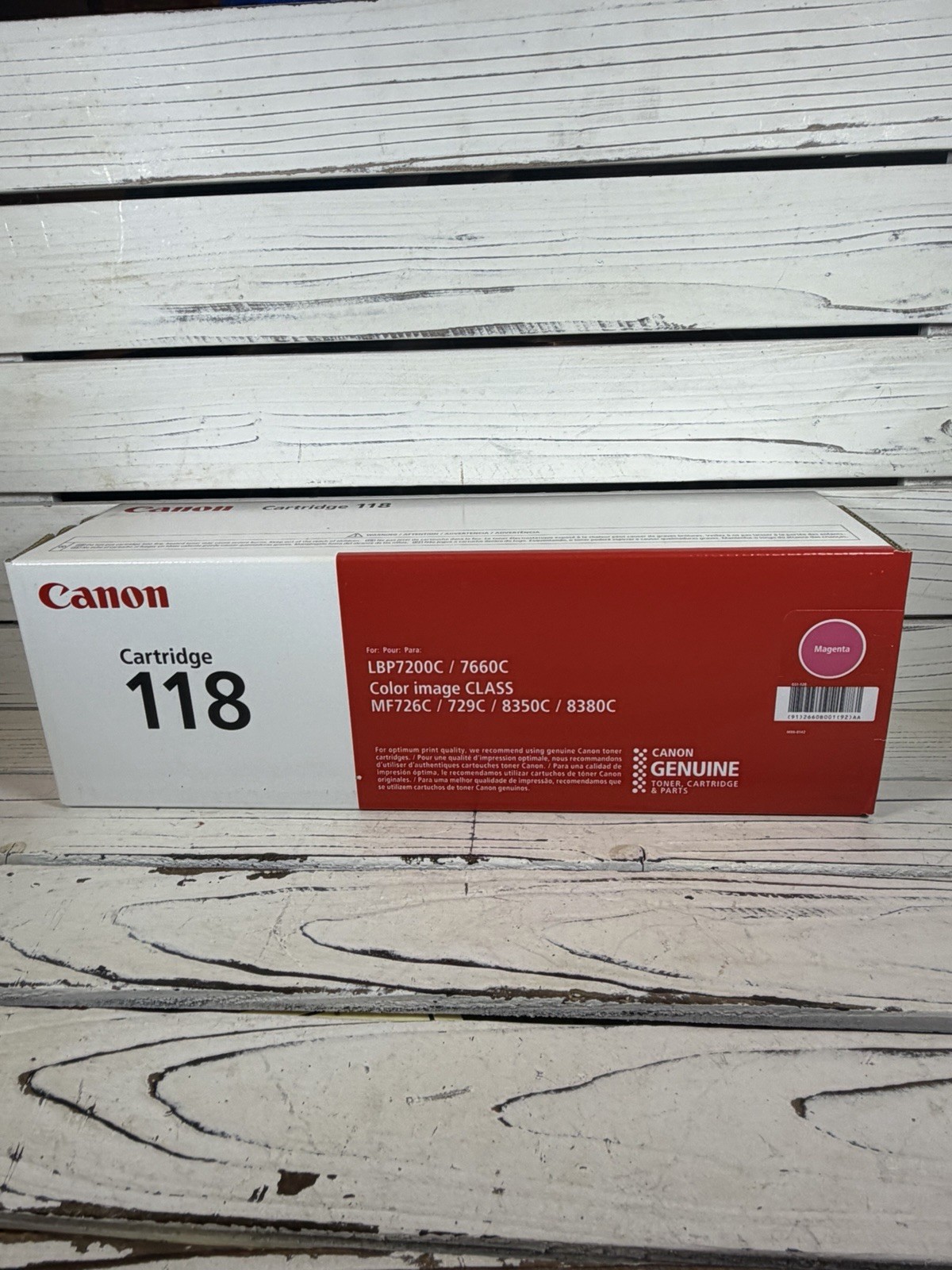 Canon Genuine 118 Magenta Toner Cartridge